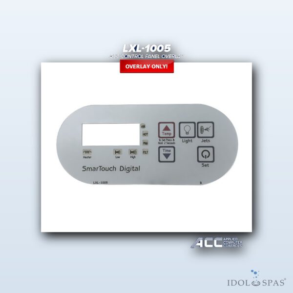 ACC Ovládací panel LXL-1005 - polep/nálepka