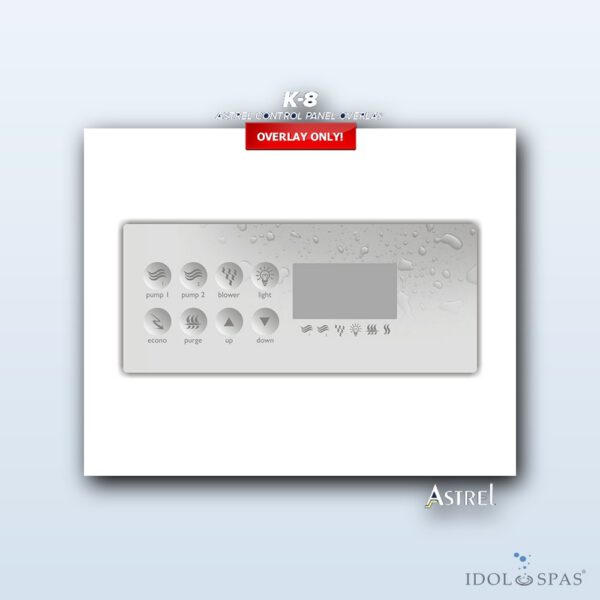 Astrel Ovládací panel K-8 - polep/nálepka (62A515A018)