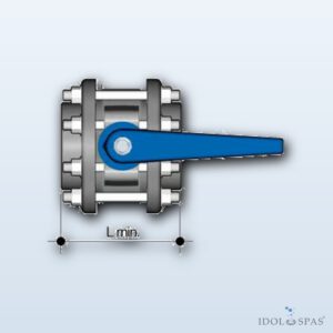 Vagner Flanged Butterfly Valve 140 mm (052300140)
