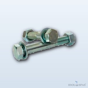 Bolt M16 × 90 mm with Nut and Washers for Flanges