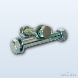Bolt M16 × 100 mm with Nut and Washers for Flanges