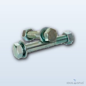 Bolt M16 × 140 mm with Nut and Washers for Flanges