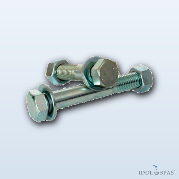Bolt M16 × 140 mm with Nut and Washers for Flanges