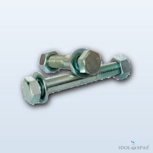 Bolt M20 × 140 mm with Nut and Washers for Flanges