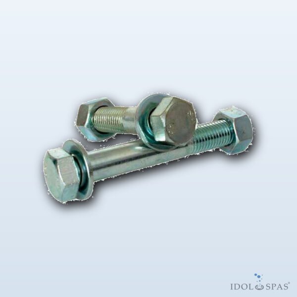 Bolt M20 × 140 mm with Nut and Washers for Flanges