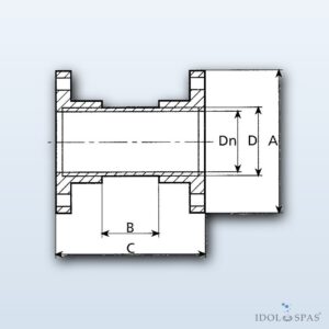 Sight Glass with Flanges 75 mm