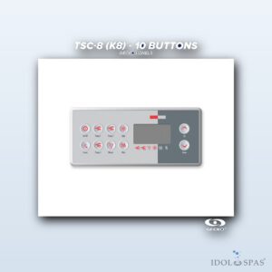 Gecko Ovládací panel TSC-8 / K-8 (10 tlačítek) (0201-007153)