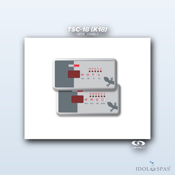 Gecko Ovládací panel TSC-18 / K-18 (4 tlačítka) (BDLTSC18PPD)