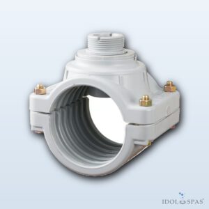 Durchflussmessung - Anbohrschelle 50 mm für Durchflusssensor