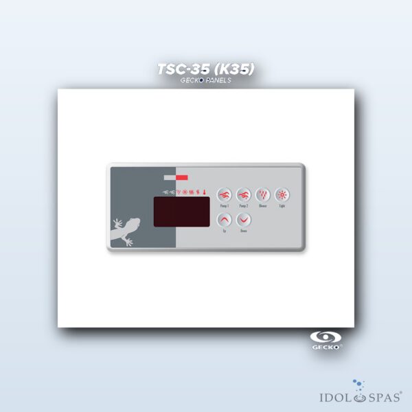 Gecko Ovládací panel TSC-35 / K-35 (6 tlačítek) (0202-007143)