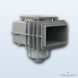 Skimmer V20 do betonu, 200 x 150 mm - šedý (RAL7037)