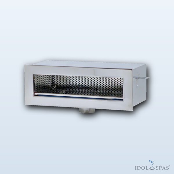 Edelstahl-Skimmer 400 mm für Folienbecken