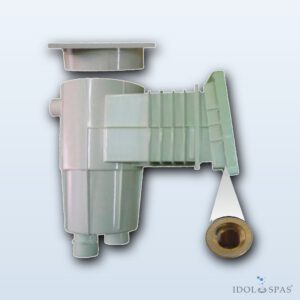 Skimmer 17,5 l s úkosem 6°, standardní hrdlo, mosazné zástřiky