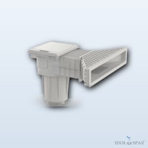 Skimmer X600-PRO, for liners, with brass inserts - white