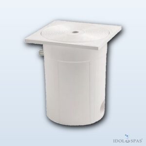 Adjustable level monitoring - water top-up in a sump connected to the water level