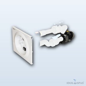 BADU JET Super Sport II finish-mounting set, 75 m³/h, 400 V