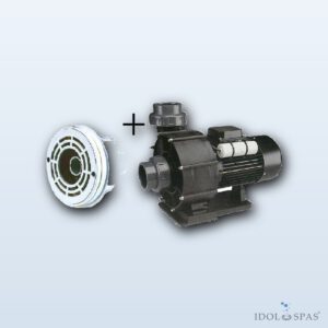 Sada pumpa 66 m³/h, 400 V, 2,2 kW + hlavice protiproudu