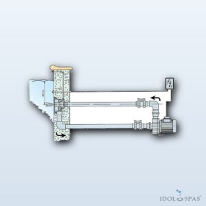 VAG-JET Counter-Current for Prefabricated Pools – 66 m³/h, 230 V, 2.2 kW