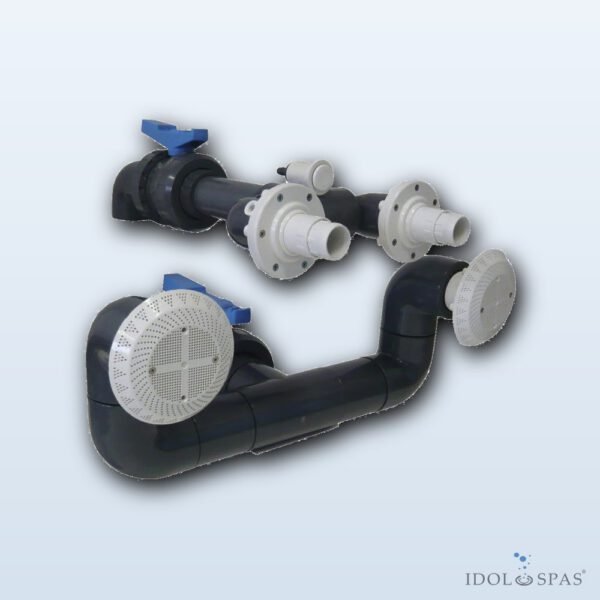 Vormontageset – Gegenstromanlage COMPASS Double Jet