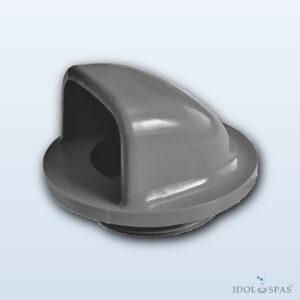 Vtoková tryska Mušle R 1½", ABS – šedá (RAL 7037)