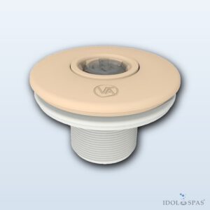 Düsenset VA 31VAPF36 – Folienbecken, Klebeanschluss 50 mm, sandfarben RAL 1015