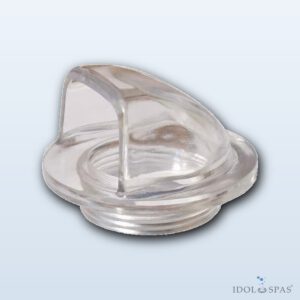 Vtoková mušle transparentní 3273, 1½"