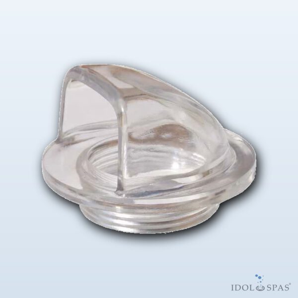 Vtoková mušle transparentní 3273, 1½"