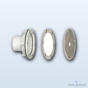 Cofies Suction 33321 – 10 m³/h incl. Stainless Steel Grille and Flange