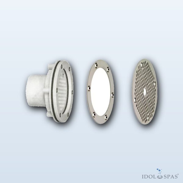 Cofies Suction 33321 – 10 m³/h incl. Stainless Steel Grille and Flange