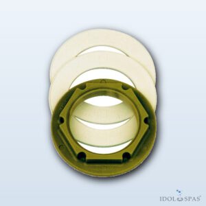 MTS-Zubehör 3634 – Gegenmutter R 2" PA 6,6 + 2× EPDM-Dichtung