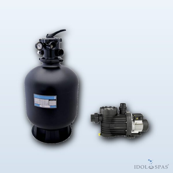 Azur KIT 560 filtration unit 12 m³/h on a base with Bettar pump