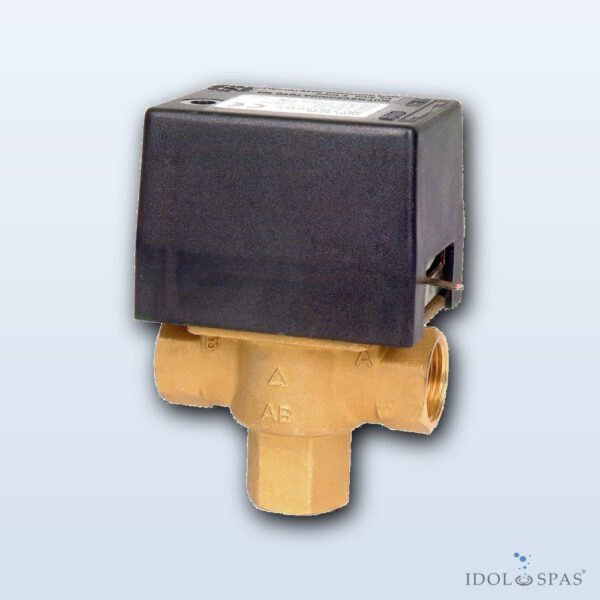Elektrický trojcestný ventil – připojení 1", 230 V