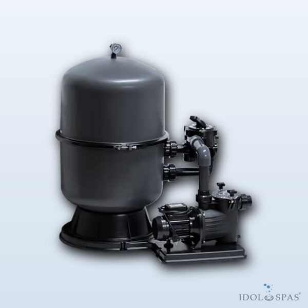 BILBAO 500 filtration unit – grey, Preva pump 9 m³/h