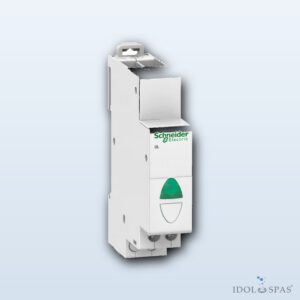 Indicator Light for DIN Rail, Green 230 V