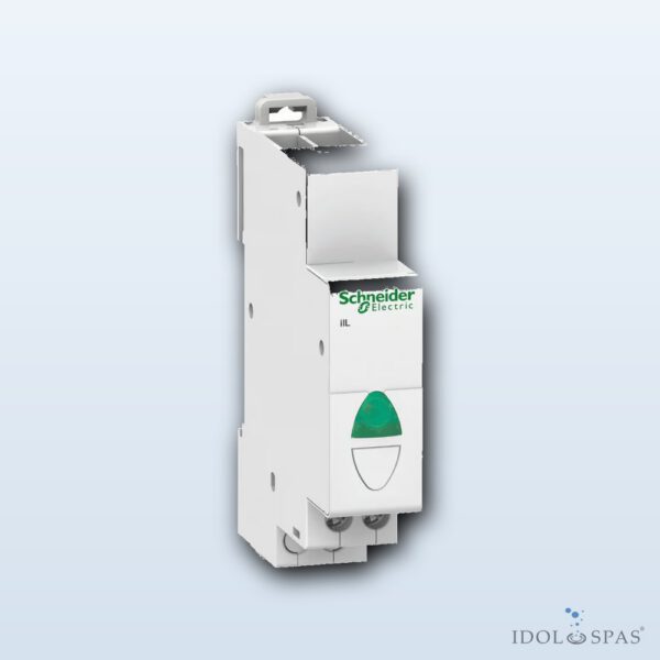 Indicator Light for DIN Rail, Green 230 V