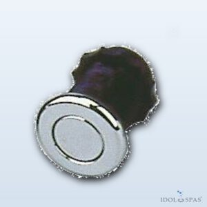 Pneumatic Button CHROME, Flush