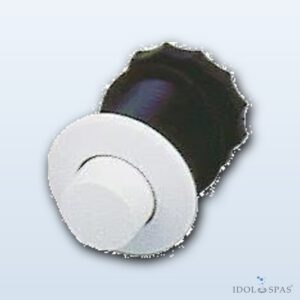 Pneumatic Button WHITE, Raised