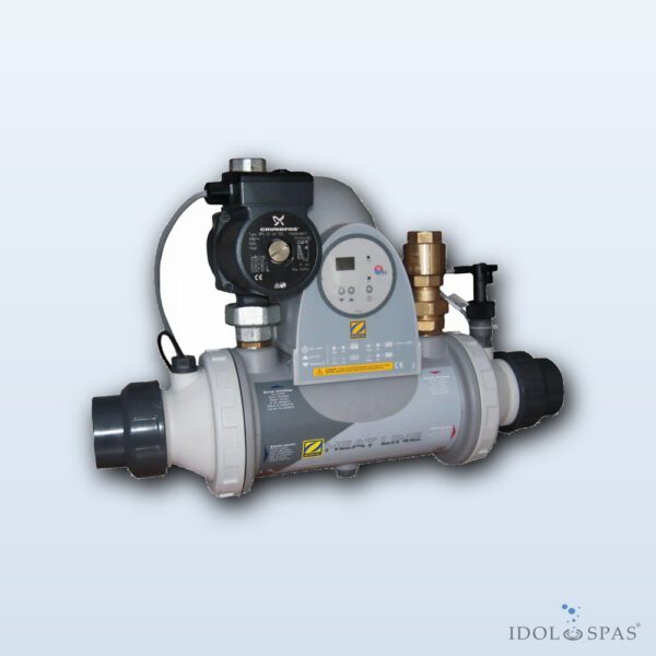 Wärmetauscher Zodiac Heat Line Kompakt Titan 20 kW mit Umwälzpumpe