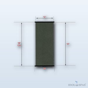 Solární kolektor SC 1,2 m x 2 m – plocha 2,4 m²