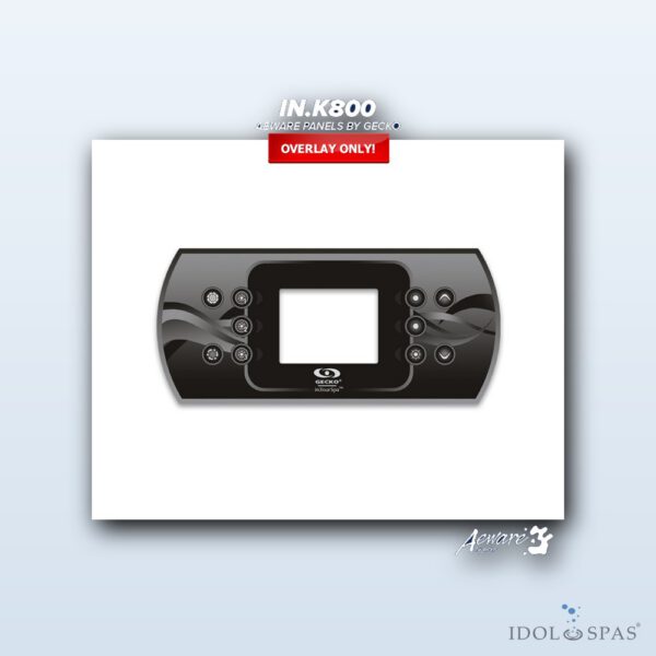 Gecko Aeware IN.K800 - polep / nálepka ovládacího panelu - 9916-101480