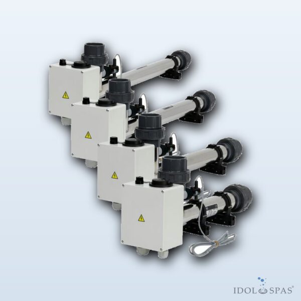 Topení EOVk-15, 15 kW 400 V, nerez, s el. průtokovou klapkou