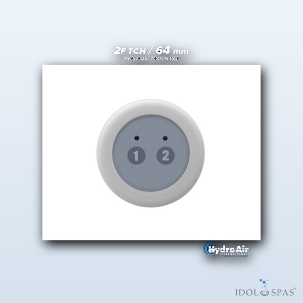 Balboa HydroAir ovládací panel - 2 funkce, 64 mm, 2× ON/OFF - 23-3609