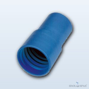 End fitting for spiral hose 38 mm
