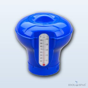 Schwimmender Dosierer mit Thermometer