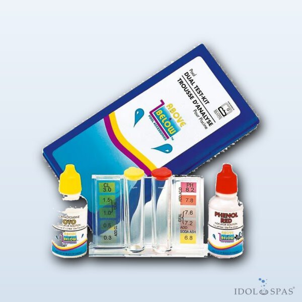 Tester kapičkový – Cl/pH (kapková metoda, v pouzdře)