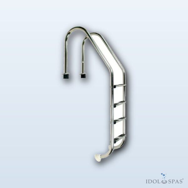 Žebřík nerez Standard s pouzdrem, 4 stupňový, AISI 316