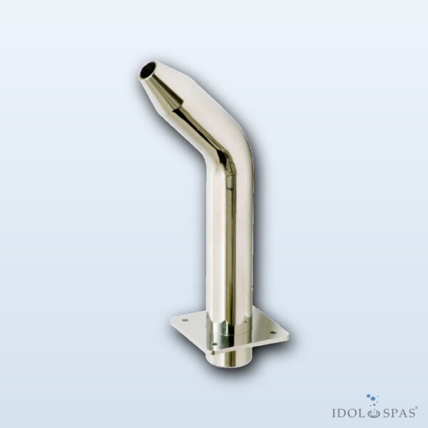 Whistle spout low, diameter 25 mm, connection 63 mm, AISI 316, upward flow