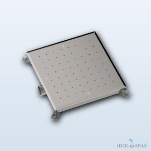 Vzduchová dnová masáž čtvercová 414 x 414 mm, AISI 316L