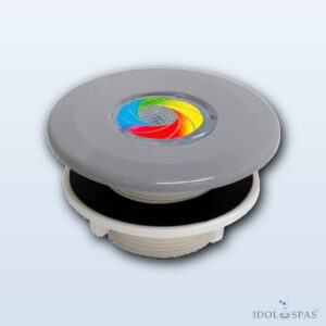 MINI Tube – tryska VA (světle šedá RAL 7004), 9 LED RGB, 8,2 W, pro předvyrobené bazény