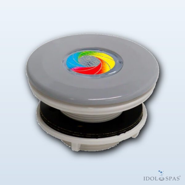 SeaMAID MINI Tube – VA Inlet, RGB 9 LED, 8.2 W (Light Grey RAL 7004) – 85134R